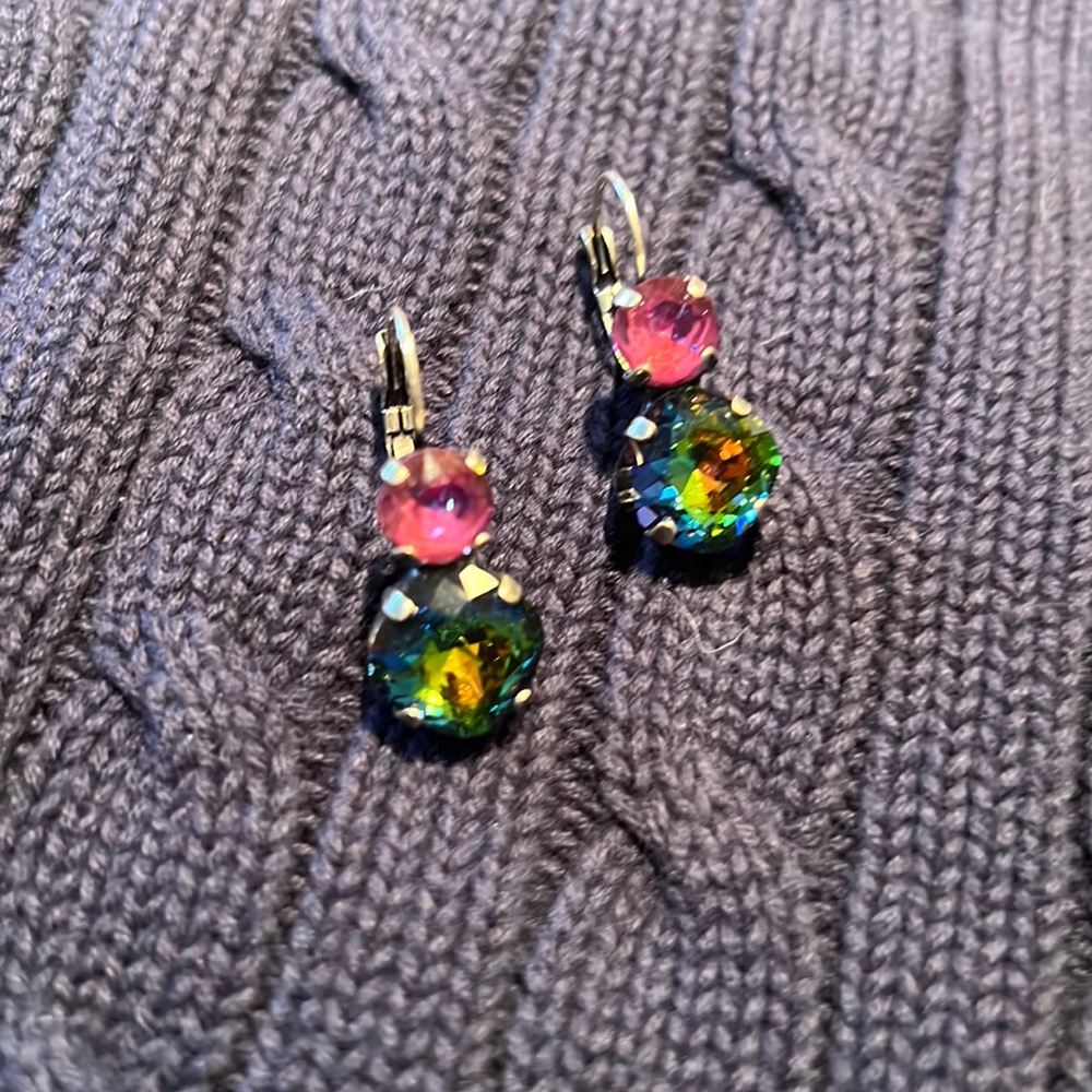 Crystal Double Earrings